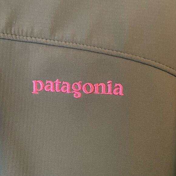 Patagonia Adze Jacket size Large Gray and Pink Versatile Softshell - Picture 4 of 8